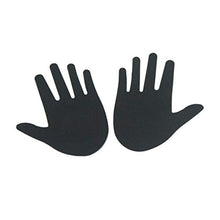 Load image into Gallery viewer, Black Satin Hand Pasties