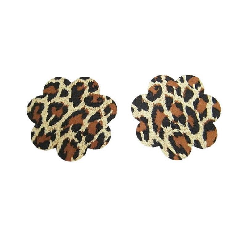 Leopard Animal Print Satin Petal Pasties