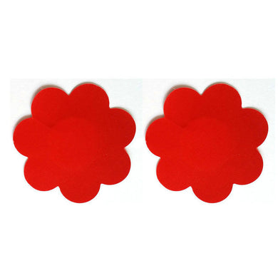 Red Satin Petal Pasties