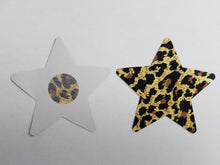 Load image into Gallery viewer, Leopard Animal Print Satin Star Pasties