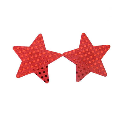 Ruby Red Sparkle Sequin Star Pasties