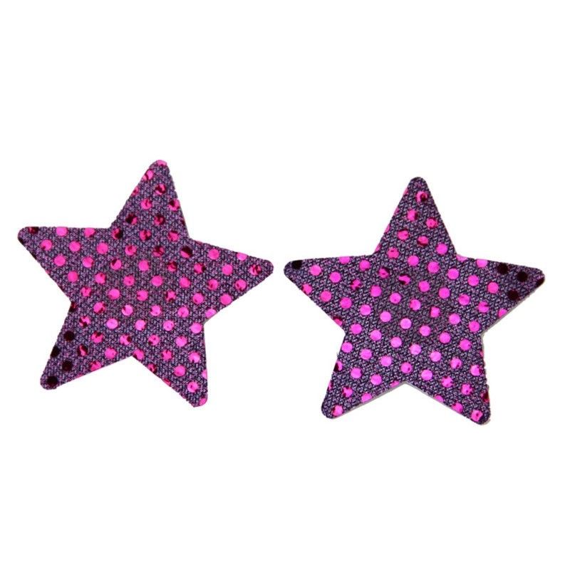 Purple Sparkle Sequin Star Pasties