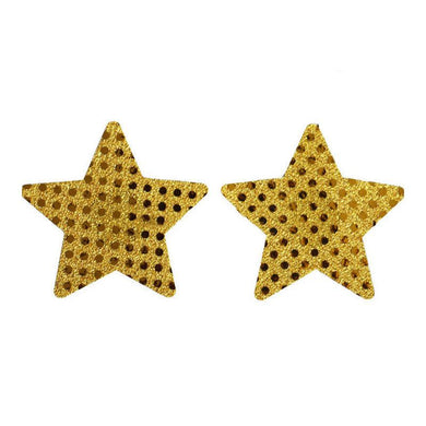 Glamours Gold Sparkle Sequin Star Pasties