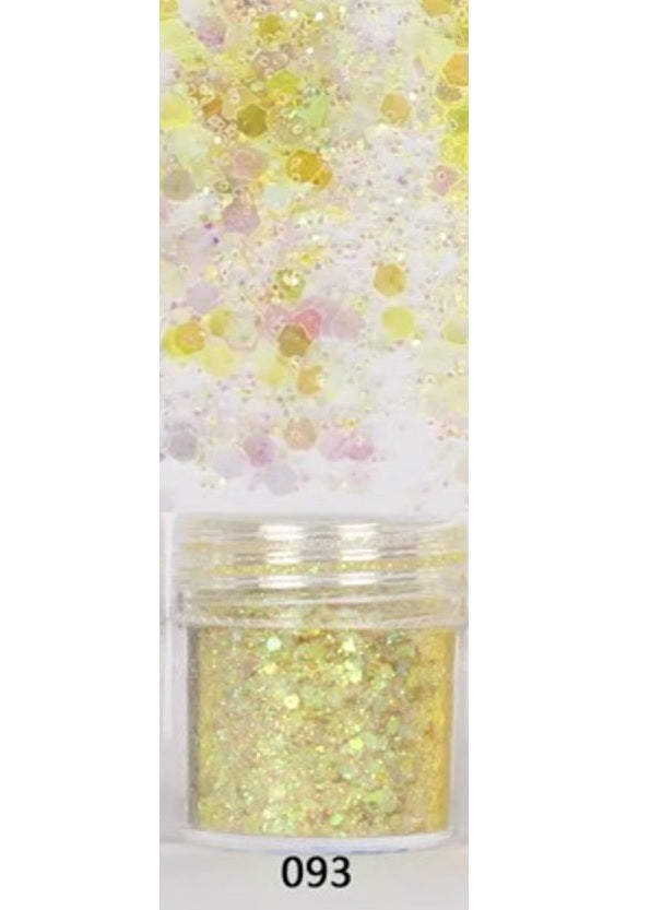 Yellow Mermaid Electrified Glitter