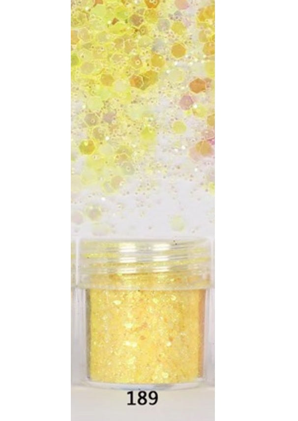 Yellow Wheelbarrow Glitter