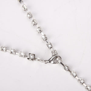 Sparkling Silver Sexy Crystal Rhinestone Jewelry