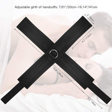 Load image into Gallery viewer, Black Cross Adjustable Handcuffs