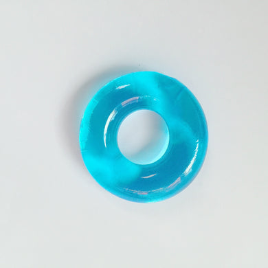 Sea Blue and Purple Cock Rings