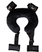 Load image into Gallery viewer, Black Bondage Lockable Restraints with Neck Pillow