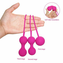 Load image into Gallery viewer, Hot Pink Ben Wa Balls Exerciser Set