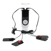 Load image into Gallery viewer, Black and White Electric Shock Host Power Therapy Sex Toy Device