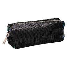 Load image into Gallery viewer, Mermaid Green to Black Flip Sequin Pouch