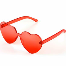 Load image into Gallery viewer, Red Sweet Heart Sunglasses