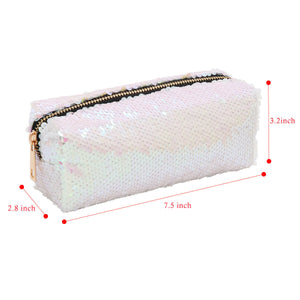 Magic Pink Iridescent Flip Sequin Pouch