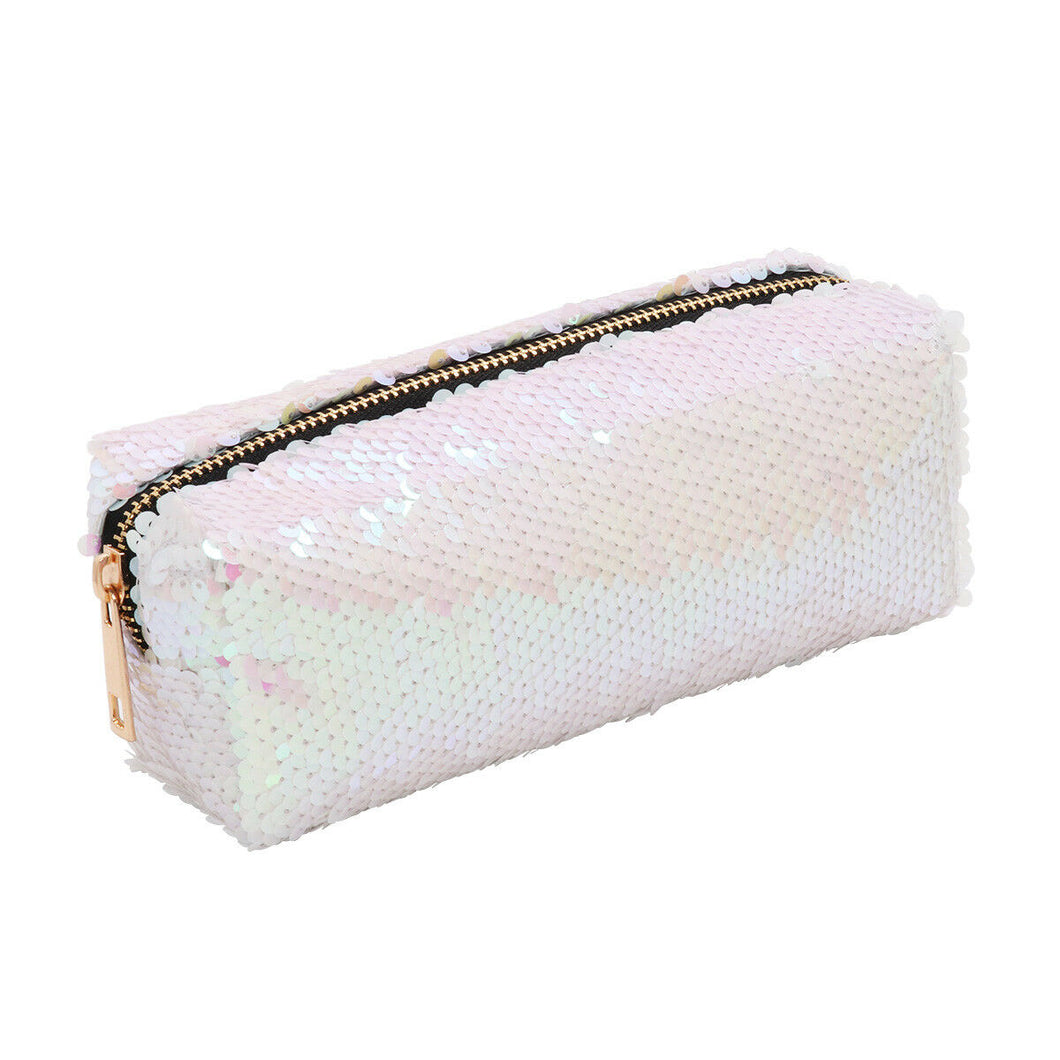 Magic Pink Iridescent Flip Sequin Pouch