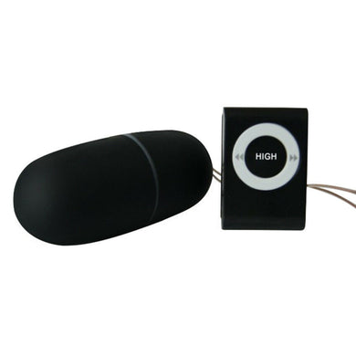 Black Egg 20 Speed Wireless Remote Control Vibrator