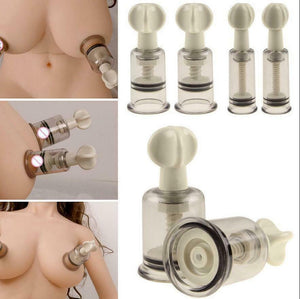 Clear 1.5 Inches Size Matters Twist Up Nipple and Clitoris Suction Device