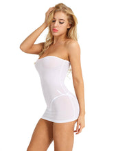 Load image into Gallery viewer, White Sheer Mini Dress