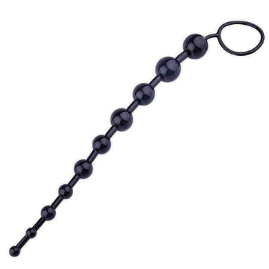 Black 10 Inch Performance Anal Beads