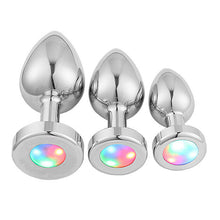 Load image into Gallery viewer, 3 Sizes Unisex LED Butt Toy Insert Plug Kit