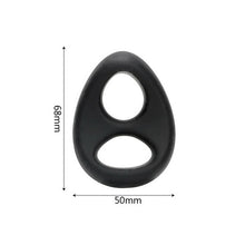 Load image into Gallery viewer, Black Cock Ring Enhancer