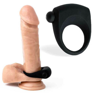 Black Vibrating Cock Ring