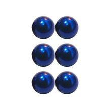 Load image into Gallery viewer, 6 Piece Royal Blue Body Clamps Temporary Unique Non Piercing Magnet Nipple or Facial Balls