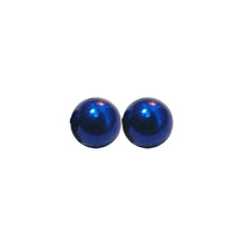 Load image into Gallery viewer, 6 Piece Royal Blue Body Clamps Temporary Unique Non Piercing Magnet Nipple or Facial Balls