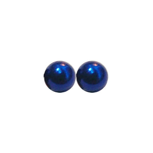 6 Piece Royal Blue Body Clamps Temporary Unique Non Piercing Magnet Nipple or Facial Balls