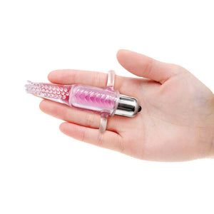 Pink Finger Sleeve Vibrator