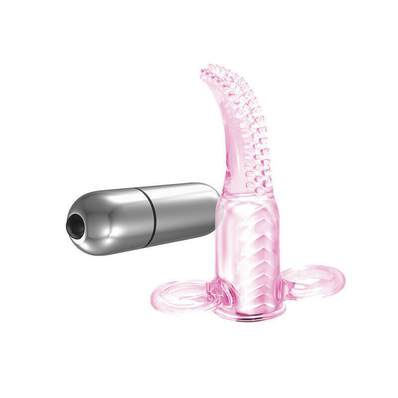 Pink Finger Sleeve Vibrator