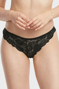 Set of 6 Pack Floral Lace Cheeky Bikini Panties