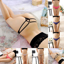 Load image into Gallery viewer, Floral Lace G-String