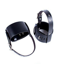 Load image into Gallery viewer, Black Bondage High Heel Ankle Cuffs Restraint Kit