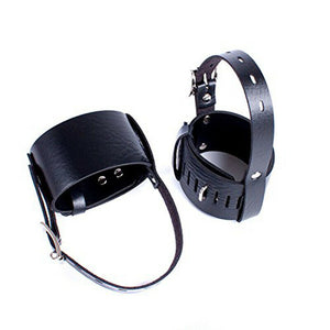 Black Bondage High Heel Ankle Cuffs Restraint Kit