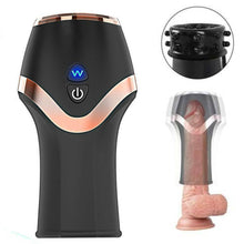 Load image into Gallery viewer, Black and Pink Male Adult Masturbator Stroker Vibrator