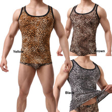 Load image into Gallery viewer, Leopard Brown Animal Print Tank Top