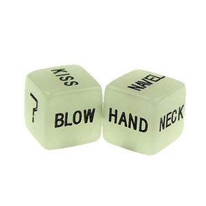 Glow in the Dark Erotic Dice Game