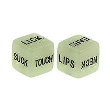 Load image into Gallery viewer, Glow in the Dark Erotic Dice Game